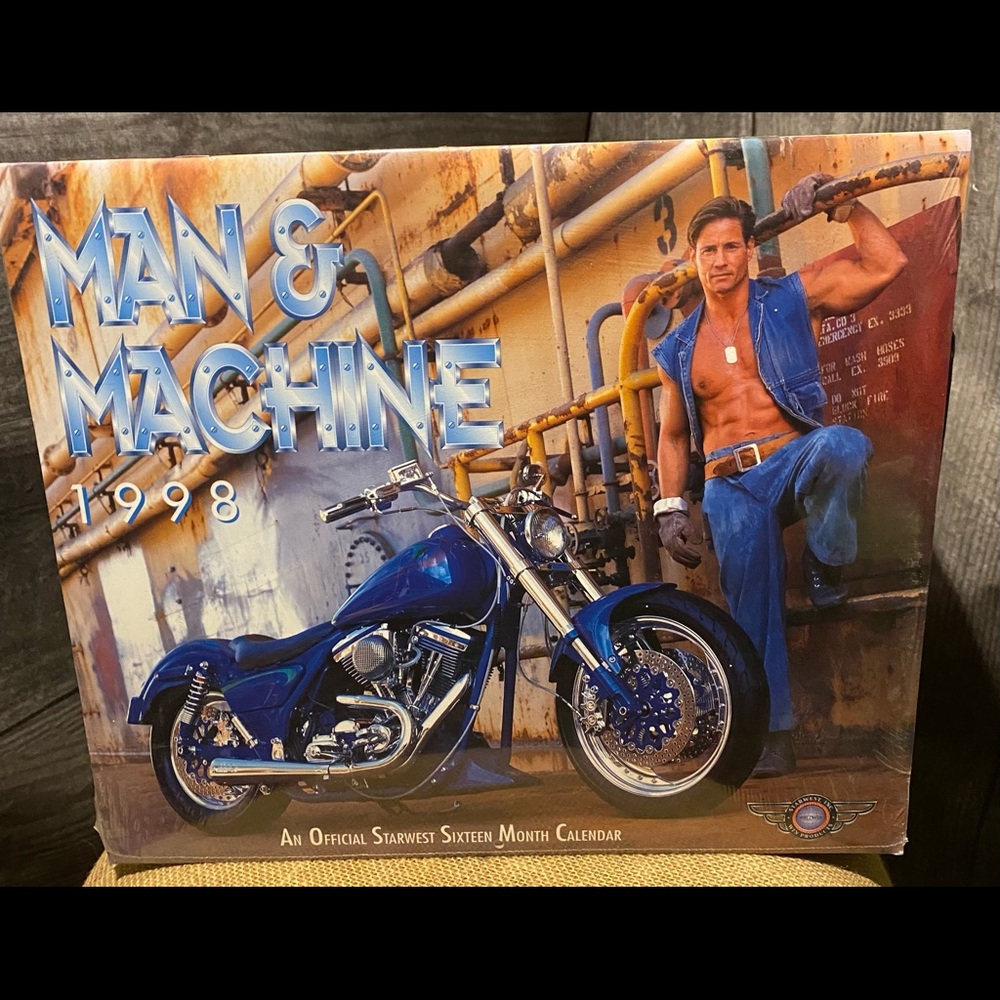 NIP Starwest Vintage Man & Machine 1998 Calendar